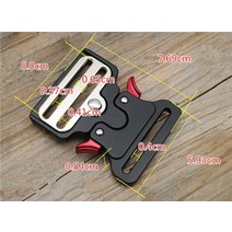 전술 벨트 금속 퀵 사이드 릴리스 버클 웨빙 전술 벨트 강력한 후크 클립 diy 야외 수하물 accessori 리폼 수선, 무니켈 화이트