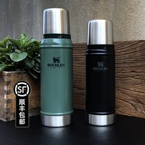 스탠리 그라울러 보온보냉팟 코스트코 보온병 1.9 1리터 보냉병 어드벤처 12, 플라잉 베어 473ml 클래식 블랙