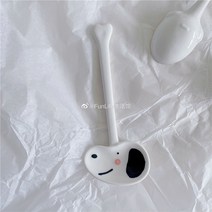 오리 스누피 스푼 귀여운 캐릭터 초등학생 어린이 도시락 수저 숟가락, 강아지 도자기 스푼