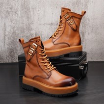 3컬러 롱 튜브 엔지니어부츠 오토바이 작업화 마틴 부츠 4CM