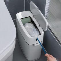 [전용봉투 2롤포함] 노틈 20리터 원터치 틈새휴지통, 그린