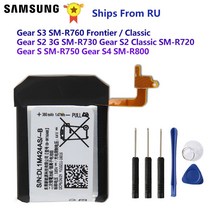 배터리 EB BR760ABE 삼성 기어 S3 프론티어/클래식 SM R760 SM R765 R770 S2 3G R730 S2 클래식 R720 S4 R810 R800 S R750|, 1개, 러시아, Gear S2 Classic R720