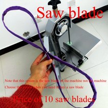 고기슬라이서 고기 절단 냉동 슬라이서 110v 220v 데스크탑 뼈 톱질 기계 650w 기계 상업 족 갈비 생선 쇠 기계, 에, 톱날 10개