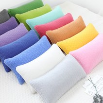 한성실업 엠보 피그먼트 천연 분쇄 라텍스베개, 스카이블루