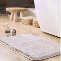 푹신한 코스트코 이케아 극세사 발매트 화장실 현관 싱크대 주방 욕실 러그 발판, 일반형 발매트-아이보리