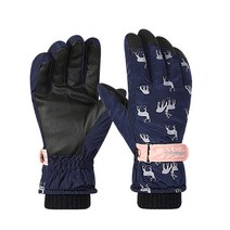 아동스키장갑 소년 방수 웜 겨울 전문 스노우 방풍 보드 37 3302227461, Navy