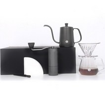 타임모어 체스트넛 핸드 드립 스탠다드 세트 C2, 1개, 블랙