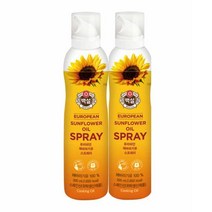 빠른배송 백설 해바라기유 스프레이 200ML 2개 사무실 탕비실 업소용
