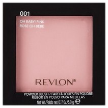Revlon 레브론 글로우 001 오 베이비 핑크 블러쉬 파우더 5g Glow Powder Blush Oh Baby Pink, 1개, 상세참조