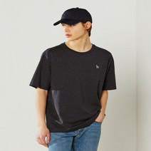 헤지스 Supima cotton 챠콜 수피마 코튼 크루넥 HZTS2B502CG