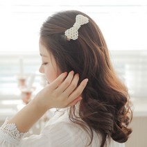 로라하 성인 여성 아동 진주 옆머리 앞머리 포인트 집게핀 자동핀 머리핀 마들렌