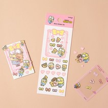 미니언즈 미니언즈2 폴꾸키트 스티커 제작 굿즈 팬시, 단일옵션