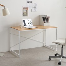 데코라인 일리 조립식 1600 일자책상 컴퓨터 다용도 테이블, 단품