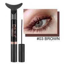 번지지않는마스카라 워터프루프 롱래쉬 컬러 볼륨 속눈썹픽서 dnm 6 색 테일 슬림 작동하기 쉬운 방수 두꺼운 컬링 오래 지속되는 다채로운 아이 메이크업 1pc, 03