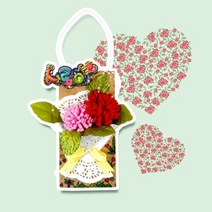 카네이션 꽃 벽걸이 장식 만들기 3개 초등 방과후 토탈공예 만들기 키트