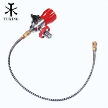 탄소 섬유 탱크 실린더 병 밸브 연결 용 4500PSI 주유소 가스 이송 또는 탱크, 호스가있는 밸브