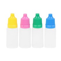 4 개/대 10Ml 미니 투명 플라스틱 짜기 Dripper 병 주방 가제 도구 이동식 모자 액체 충전 소스 컨테이너, [01] 4PCS