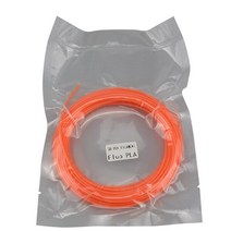 3D프린터 레진 필라멘트10 미터 PLA 1.75mm 필라멘트 인쇄 재료 플라스틱 3D 프린터 압출기 펜 액세서리, 플루오 레드