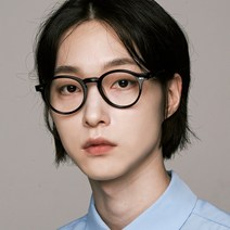 오버사이즈 아세테이드 소재 동그란 원형 남자 여자 뿔테 고급 수제안경테