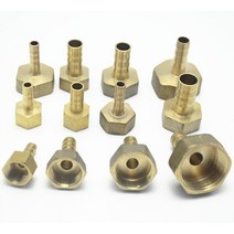 10pcs 정유량밸브 호환 황동 호스 피팅 6mm 8mm 10mm 바브 테일 1/8 "1/4" 1/2 BSP 암나사 구리, 03 8mm Barb_03 3/8