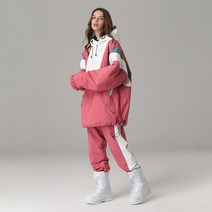 유행 스타일 스키복세트 새로운 두꺼운 따뜻한 스키 복 여성 남성 방수 windproof