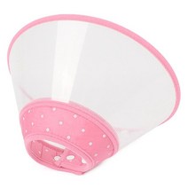 머즐 어질리티 마스크 개짖음 개물림 변먹기 방지 고양이 개 목걸이 목 콘 복구 칼라 Elizabethan Collars For Anti-Bite 핥기 수술 상처 치유 애완 동물 건, [04] XL, [04] Pink