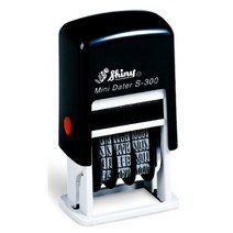샤이니 일부인 S-300 3mm 만년 자동 스탬프 날짜H/N: TDHDEAL25 +H7, 향기나무 잉크패드청
