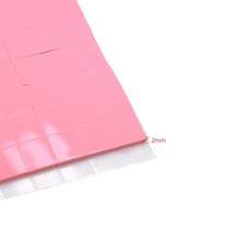 램 방열판 ram 메모리 TISHRIC 방열판 냉각 열 전도성 실리콘 패드 GPU CPU 100x100x2mm 소프트 그래픽 카, 02 cut