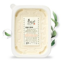 청년두부 무첨가 연두부 (400gX3 총1.2kg) 해양심층수로 만든 국산콩 수제 두부, 3개, 400ml