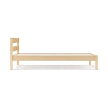 무인양품 MUJI 목제 침대 프레임 S 4547315181261, 내추럴 S