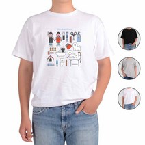 ATOGATO 애견미용사 반려동물 맞춤 반팔티 아동 가족티 남녀공용 라운드티 남자 면티 커플티 단체