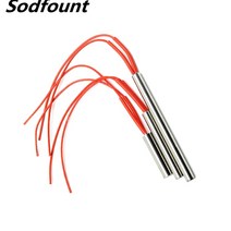 난방시스템 금형 카트리지 히터 가열 요소 원통형 관형 6mm8mm10mm12mm 튜브 12v ac 220v 30w-500w, 10x40mm