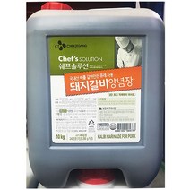 MDG7108 백설 돼지갈비양념 식자재도매 (10KgX1개) 갈비양념/돼지갈비양념/액상소스/말통, 1개