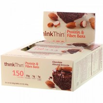 THINK 프로틴바 10개입 초코 아몬드 브라우니 미국 수입산 고단백 영양바