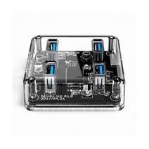 MH4U-U3-03 4포트 USB3.0 허브 [케이블 30cm/투명]