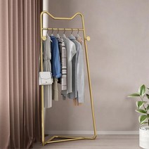 인테리어 코너형 스탠딩 옷걸이 행거 롱코트 고정식