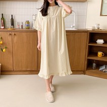 반팔 도트 원피스 1095836