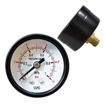 삼성계기 일반 압력계 D타입 40파이, 40파이 -1bar 진공계다다몰