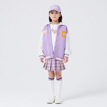 오후 남녀공용 바시티 야구점퍼