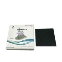 책 소독기 다용도 살균기 고품질 천연 고무 라텍스 치과 댐 비 멸균 소형 52 개 또는 대형 36 개 1 상자, 02 52pcs Small Black