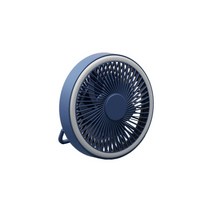캠핑 동력팬 실링팬 타프팬 난로 무동력새로운 휴대용 USB 충전식 팬 무선 원격 제어 야외 캠핑 텐트 천장, 03 파란