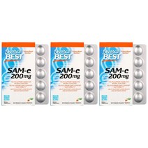 닥터스베스트 SAM-e 200mg 장용 코팅 60정 x3통 알긴산나트륨 수산화마그네슘, 1개, 기본