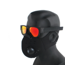 운동용마스크 러닝용 등산용 조깅용 얼굴햇빛가리개 고급 명품 마스크, 필터교체형 스포츠마스크 SBF2-02(교체필터 1장 추가)