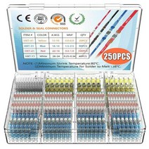 솔더 씰 와이어 커넥터 열 수축 버트 IP67 방수 절연 전선 터미널 해양 자동차용, 01 color, 01 color