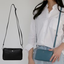 에이치 투웨이 미니 크로스백 [8color/소가죽] 여성가방 데일리백 숄더백