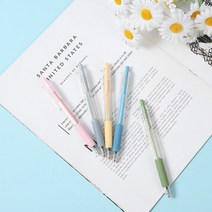 블랙컬러 마카롱볼펜 사무용품 학용품 판촉펜 KK270, 마카롱 볼펜_그레이