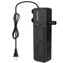 NO.17 교체용 스폰지 미디어 필터 320GPH 400GPH 수족관 내부 필터용 바이오 폼 4팩 USA 미국, 400GPH, 15W