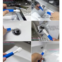 세제없이 반짝반짝~ 물자국 안남는 멜라민폼 스폰지 틈세척 크리너, 본품(본체＋스폰지4개), 리필1세트(12개)추가