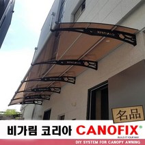 캐노픽스 1000x3400 렉산 캐노피 비가림 처마 창문 현관 비막이 빗물받이 햇빛차단 비가리개 테라스지붕 채양 그늘막, 블루, 회색, 세트앙카