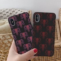 [바보사랑] [호환용]blackiinnk ATOMIC BONE 01 하드케이스, 기종선택:아이폰7 / 디자인선택:PINK, 상세 설명 참조